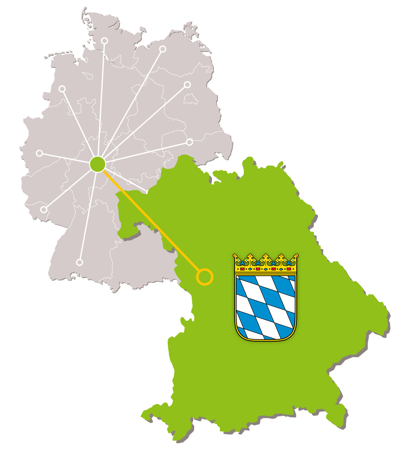 Servicegebiet Bayern