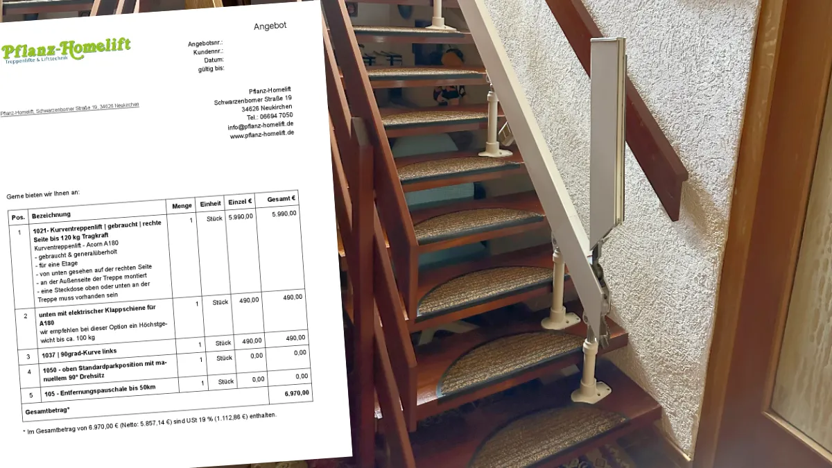 Treppenlift der Woche | Acorn 180 in Schrecksbach Treppenlift der Woche | Acorn 180 in Schrecksbach