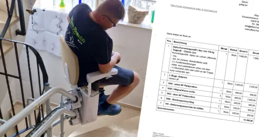 Treppenlift der Woche | Alpha - Radolfzell