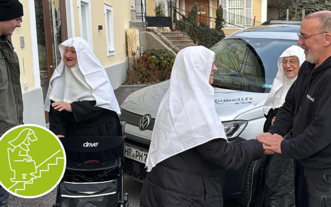 Mehr Freiheit auf allen Etagen – Abschluss des Liftprojekts im Kloster Goldenstein