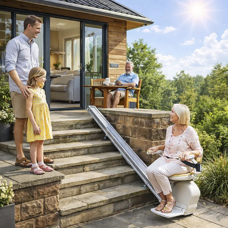 Treppenlift in Ferienhaus oder Zweitwohnung
